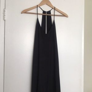 Dark grey midi jumpsuit